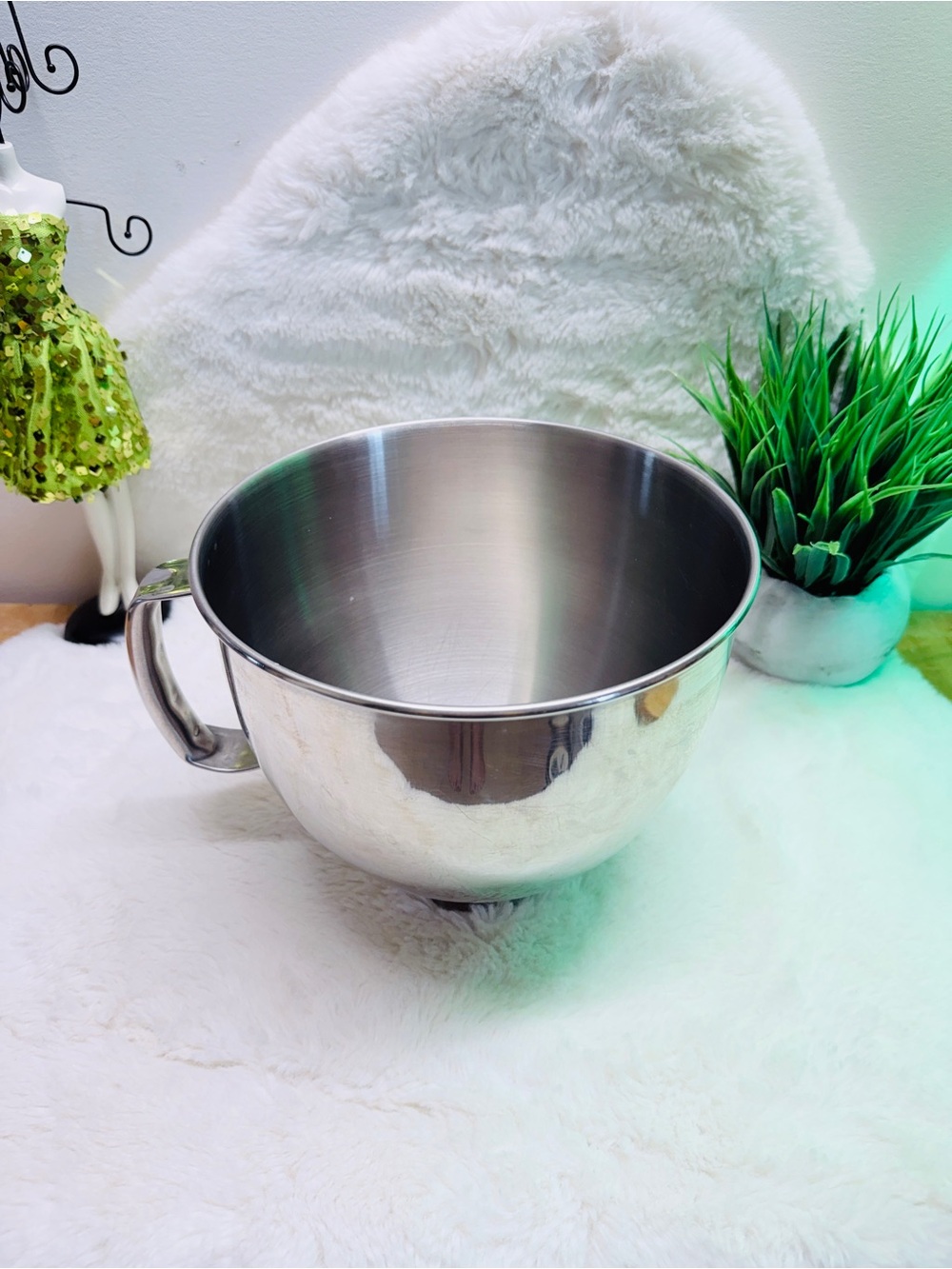 5 Quart KitchenAid Stainless Steel Mixing Bowl with Handle 🎂